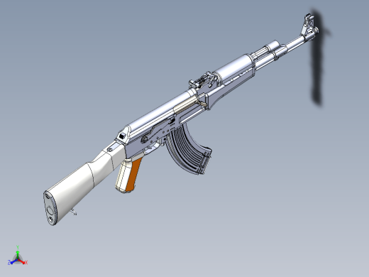 AK 47三维模型缩略图