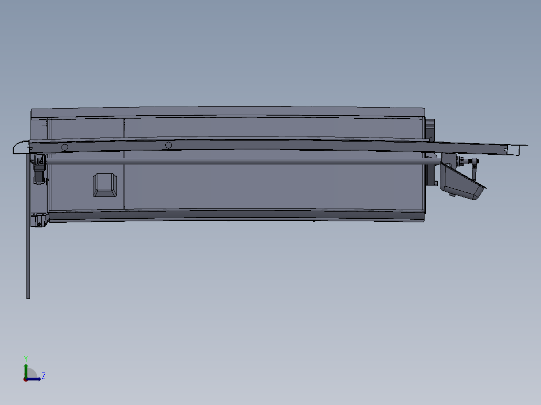 公交自动门详细3D