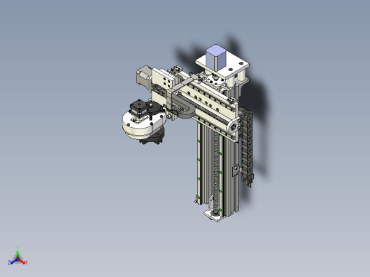 数控车床x轴和z轴机构缩略图