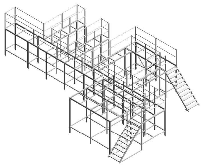 Plataforma Valdera结构铝型材平台