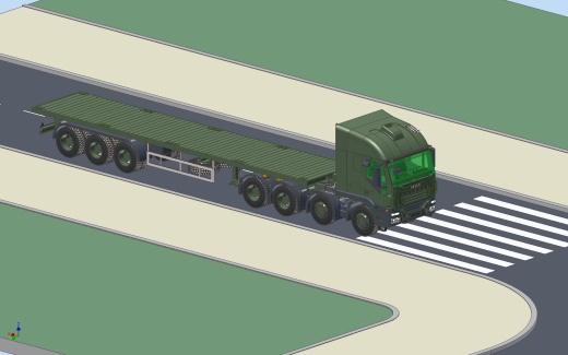 8x8玩具挂车