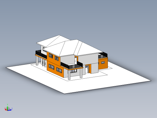 住宅房子 3D缩略图