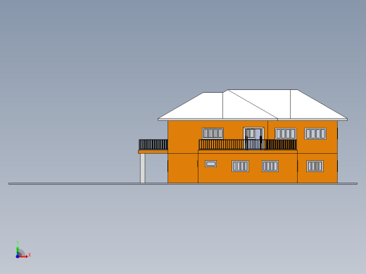 住宅房子 3D缩略图