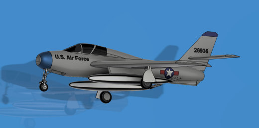 后掠翼涡轮喷气式战斗轰炸机 Republic F-84F缩略图