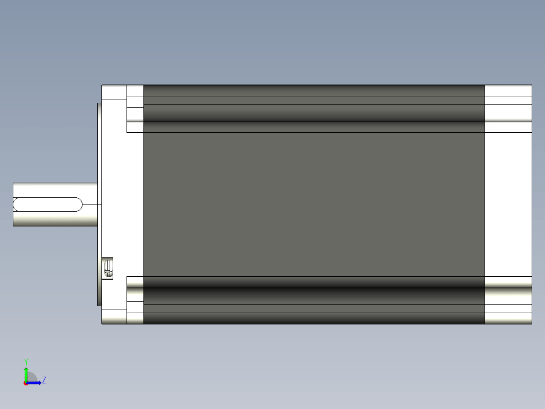 步进电机3D图86HS2A156-804-01