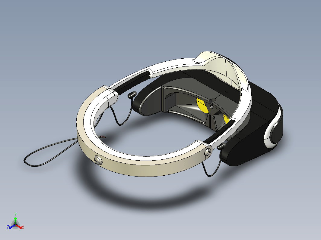 Sony 简洁VR眼镜造型