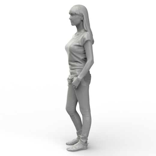 女生人物模型扫描缩略图