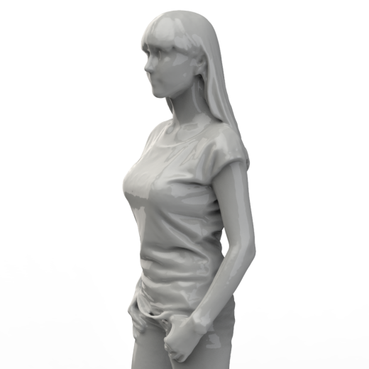 女生人物模型扫描缩略图