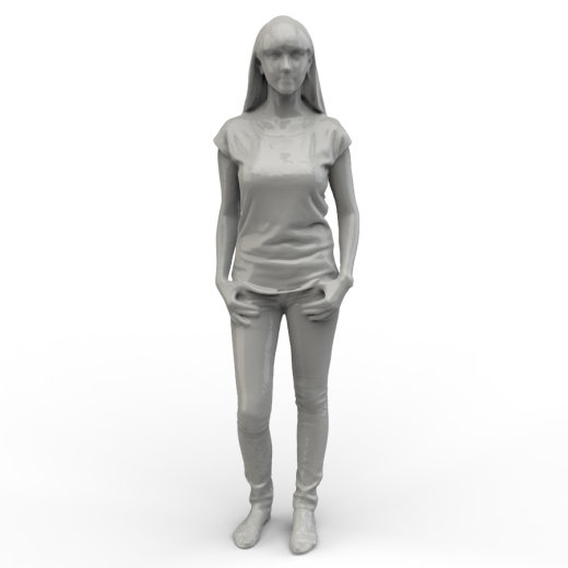 女生人物模型扫描缩略图