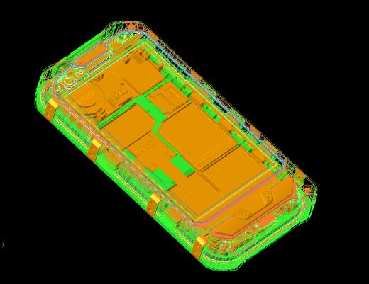 三防手机全结构3D档缩略图