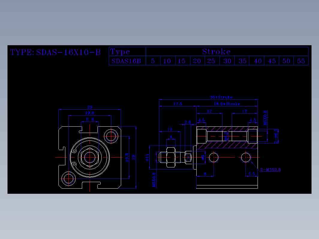 SDA气缸 83-SDA-16-SW