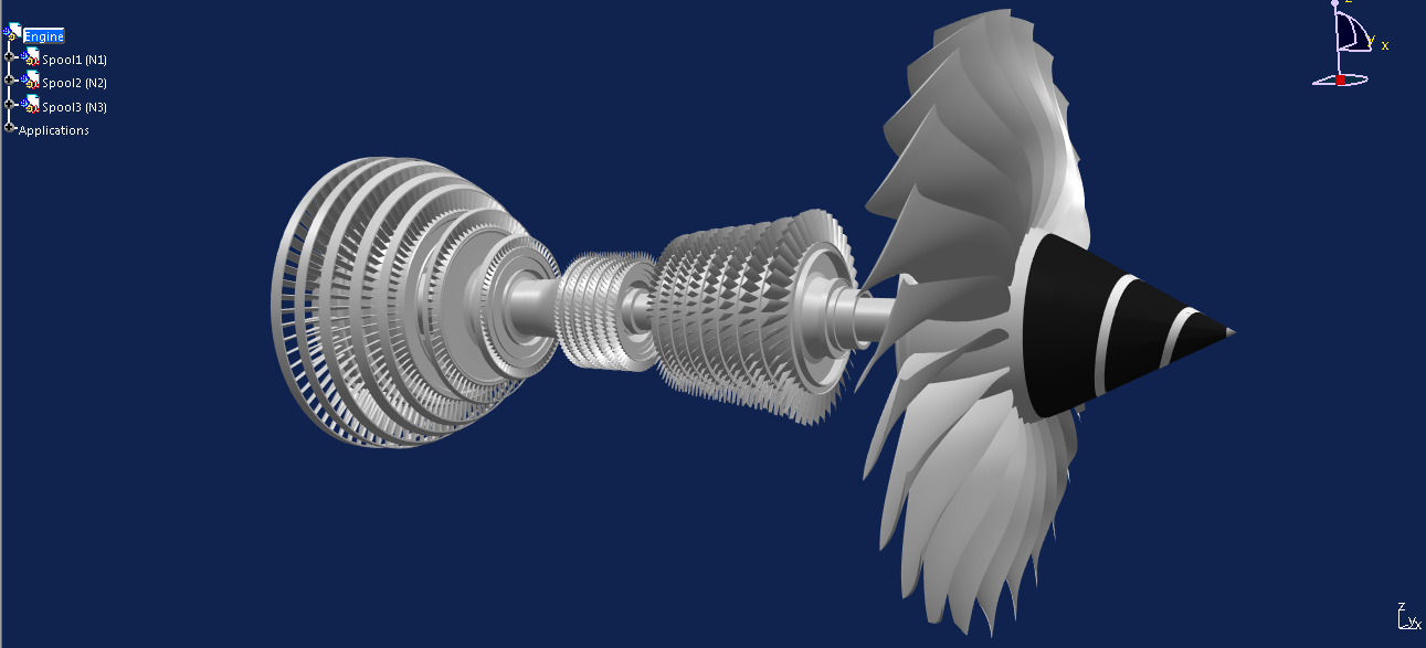 劳斯莱斯Trent900航空发动机