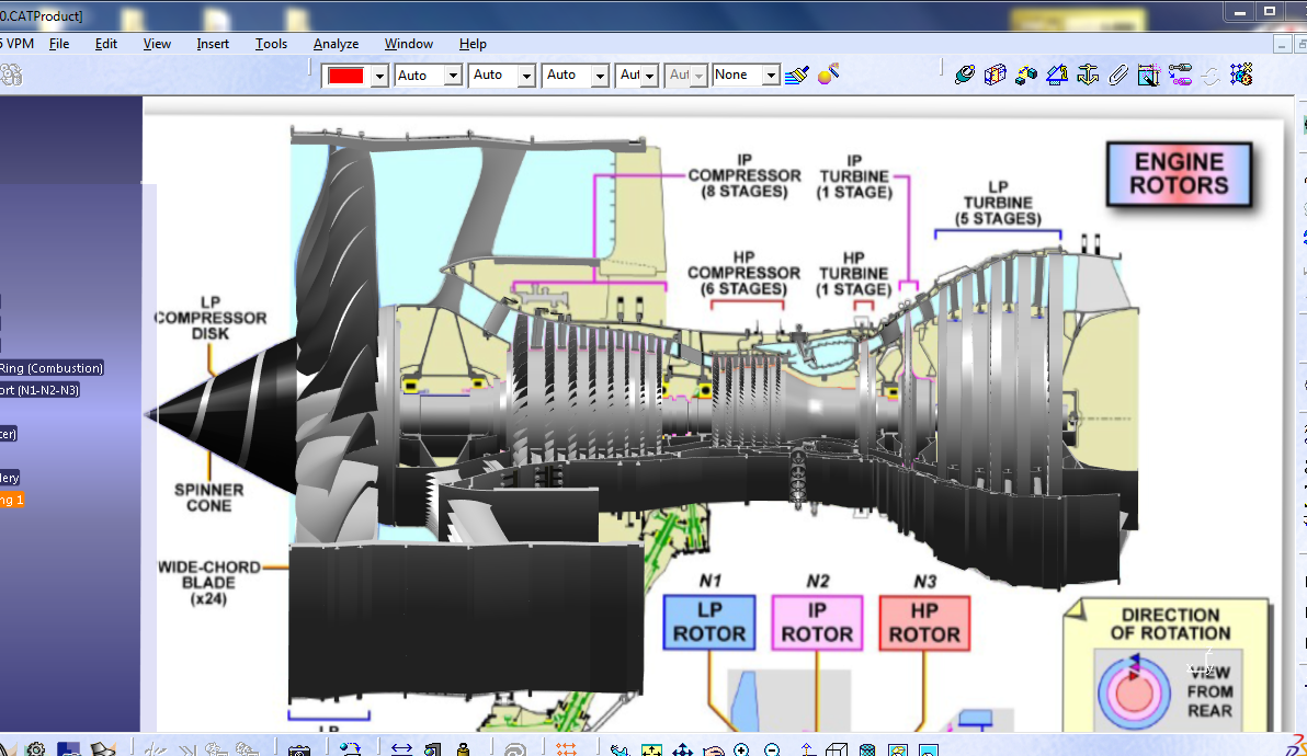 劳斯莱斯Trent900航空发动机