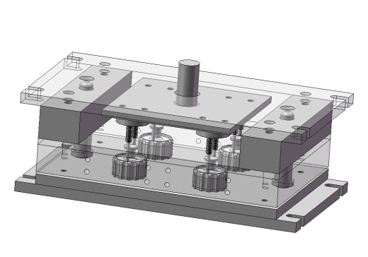 小波纹手轮压缩模设计三维SW2012带参+CAD+说明书