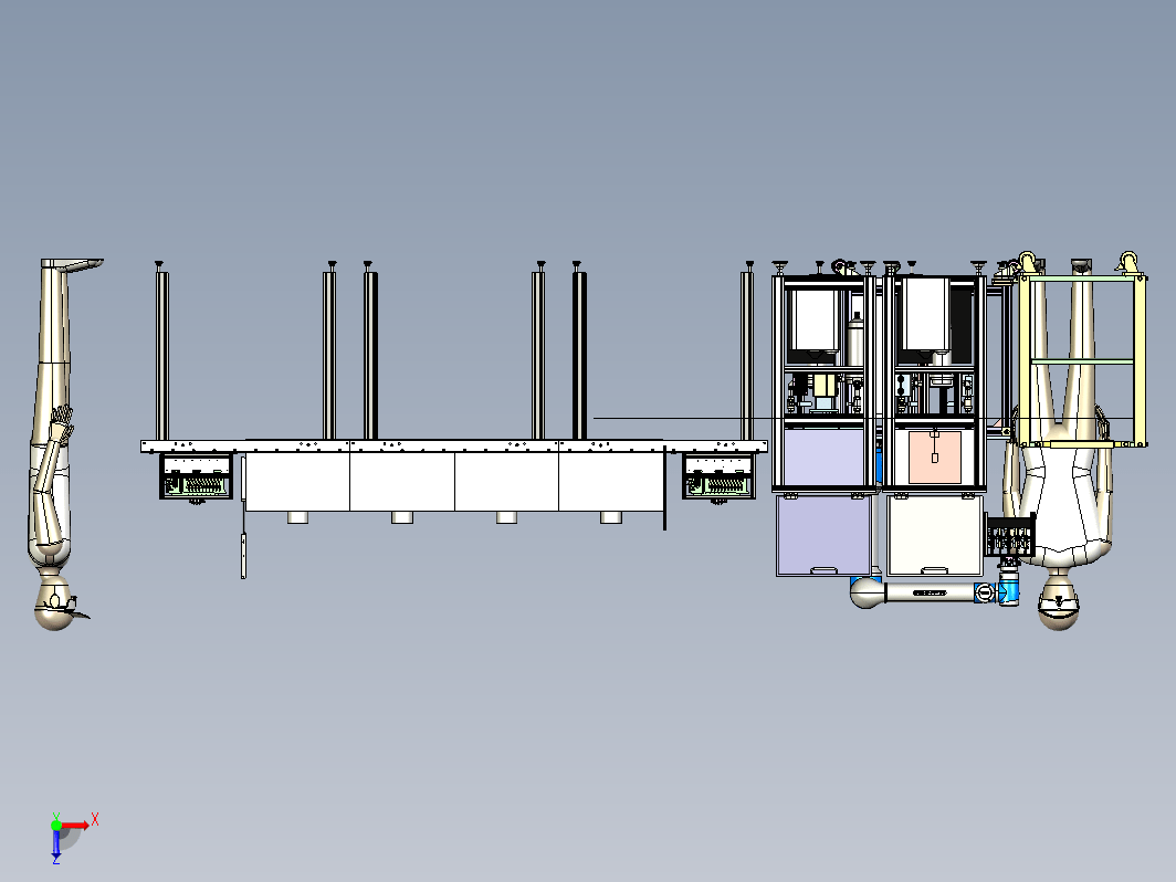 PCB自动清洗线清洗吹干干燥箱烘干Scara机器人搬运