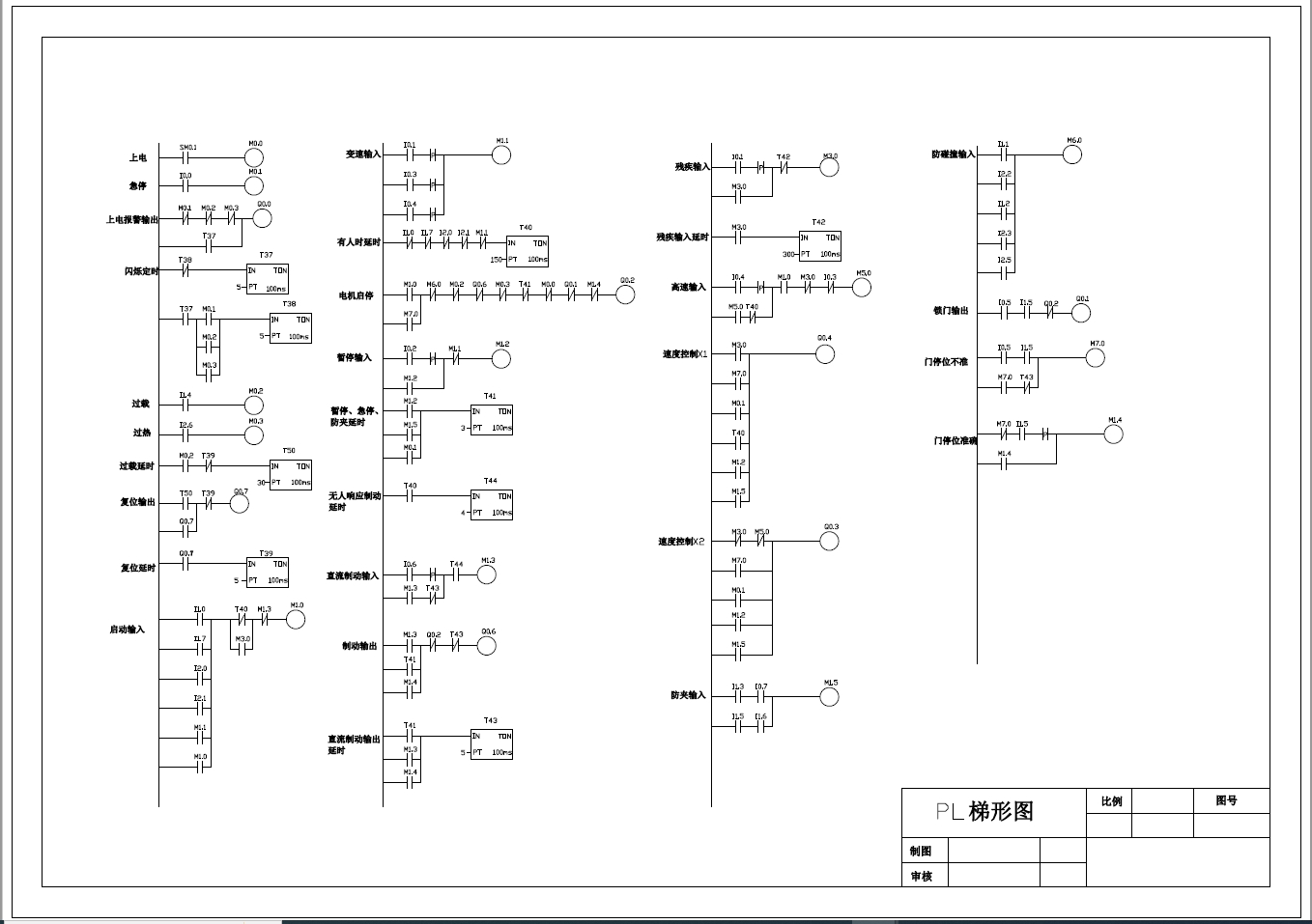 三翼自动旋转门设计图+CAD+说明书