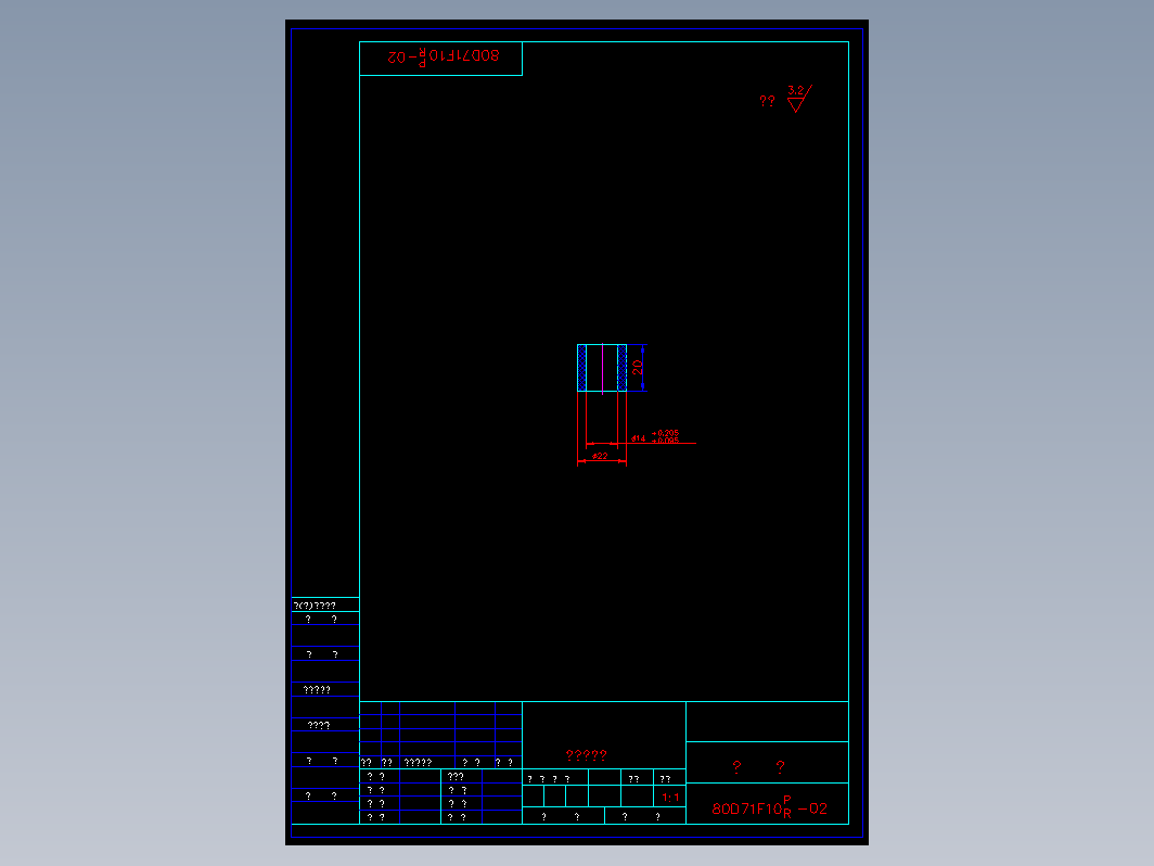 DN80 蝶阀 80df02