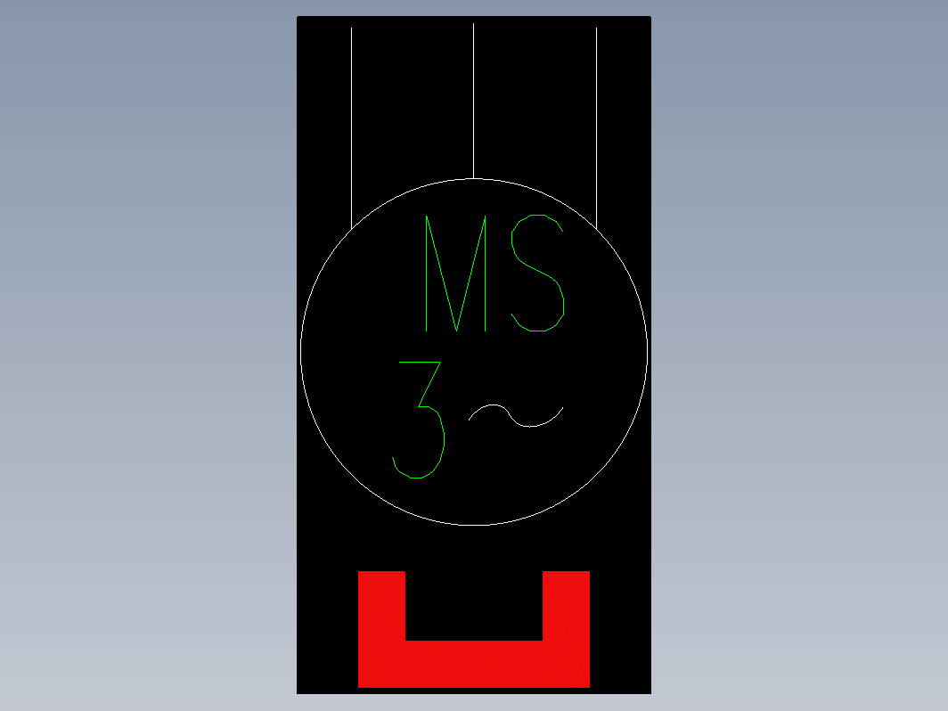 电气符号  三相永磁同步电动机 (gb4728_8_2E.6)