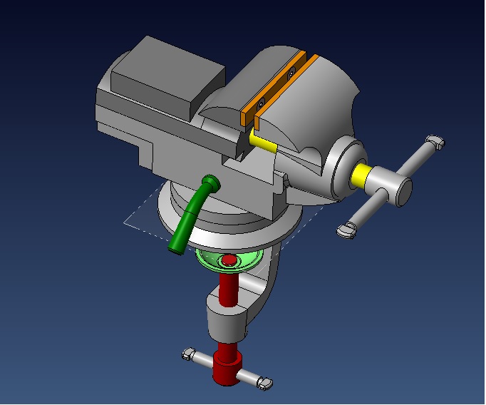 虎钳台钳卡钳-bench-vise-53 2 IGS