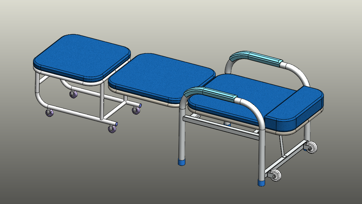 钢制医用陪护椅型号二、陪人床、病员陪伴椅、陪护床等可折叠和展开