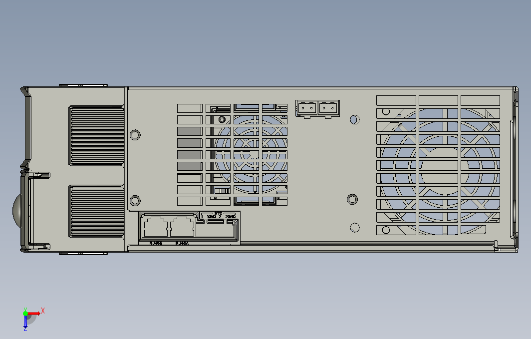 高性能多机传动驱动器STEP_B00(MD810-50M4T37G200+整机外形图)