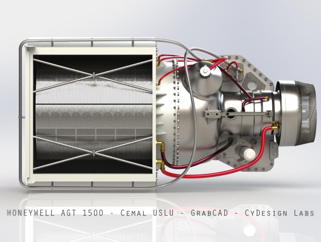 霍尼韦尔 Honeywell AGT1500燃气涡轮发动机