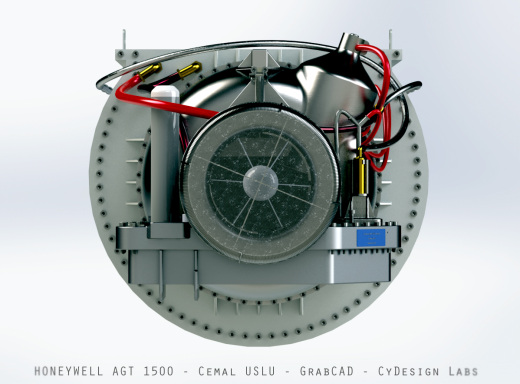 霍尼韦尔 Honeywell AGT1500燃气涡轮发动机缩略图