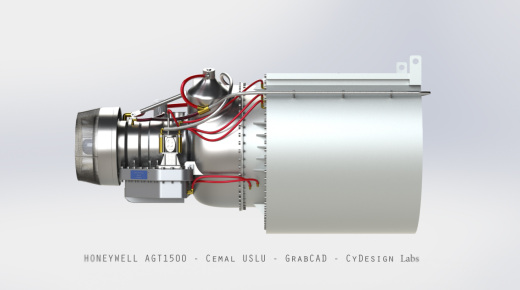 霍尼韦尔 Honeywell AGT1500燃气涡轮发动机缩略图