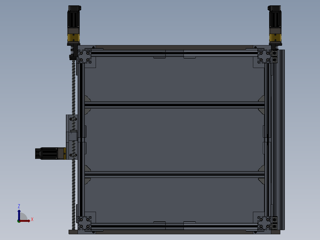 CNC 2.5 CNC Mill数控铣床3D数模图纸 Solidworks设计 附STEP格式