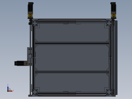 CNC 2.5 CNC Mill数控铣床3D数模图纸 Solidworks设计 附STEP格式缩略图