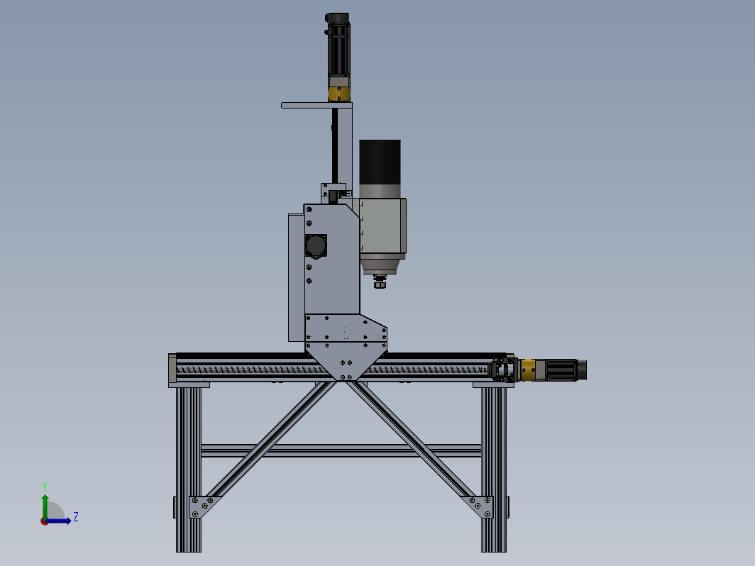 CNC 2.5 CNC Mill数控铣床3D数模图纸 Solidworks设计 附STEP格式