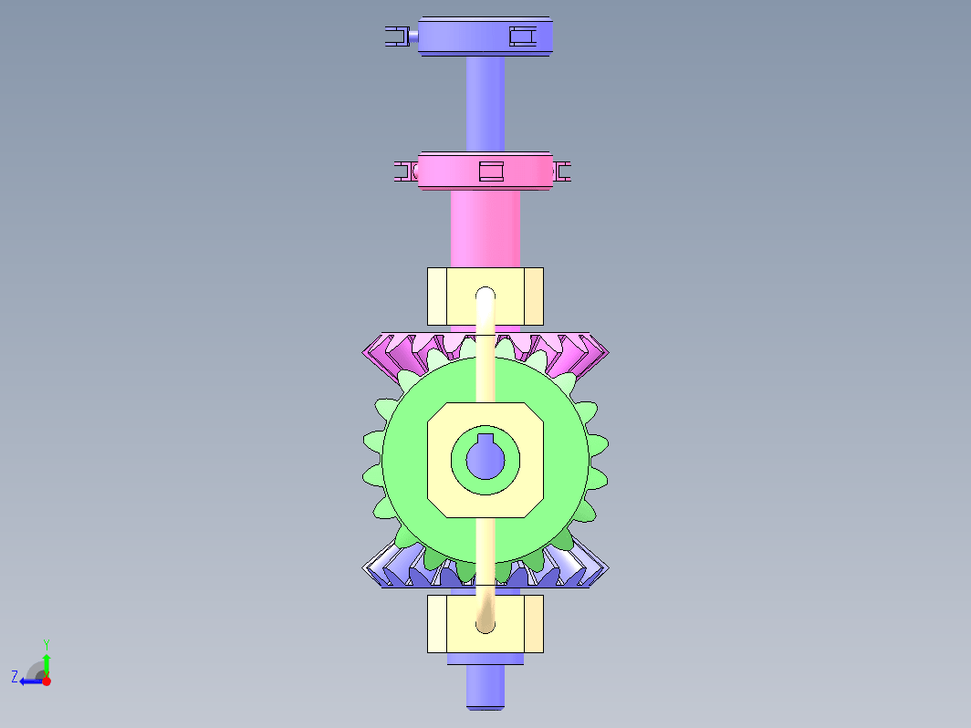 螺旋桨同轴反转机构