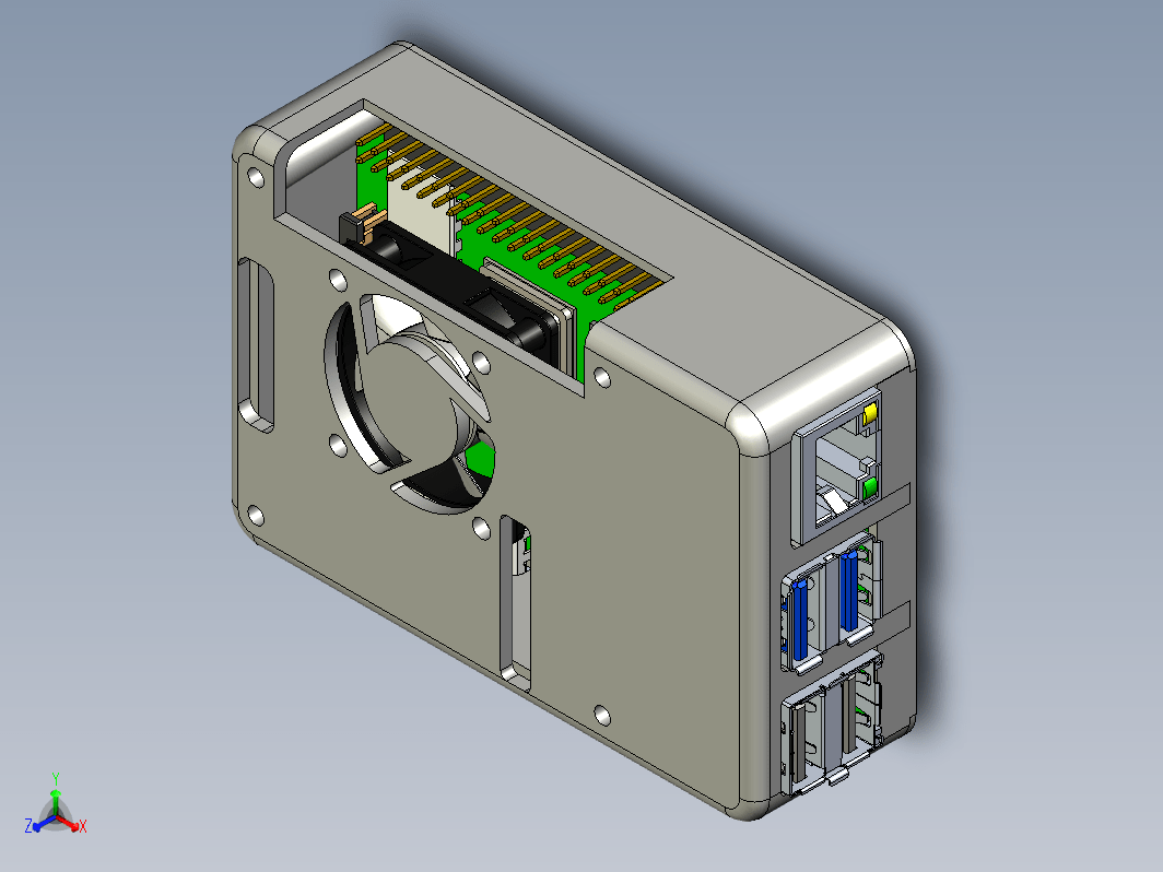 Raspberry Pi 4显卡模型图