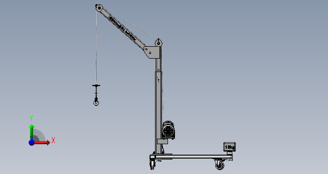 300kg-30m便携式楼宇小吊机