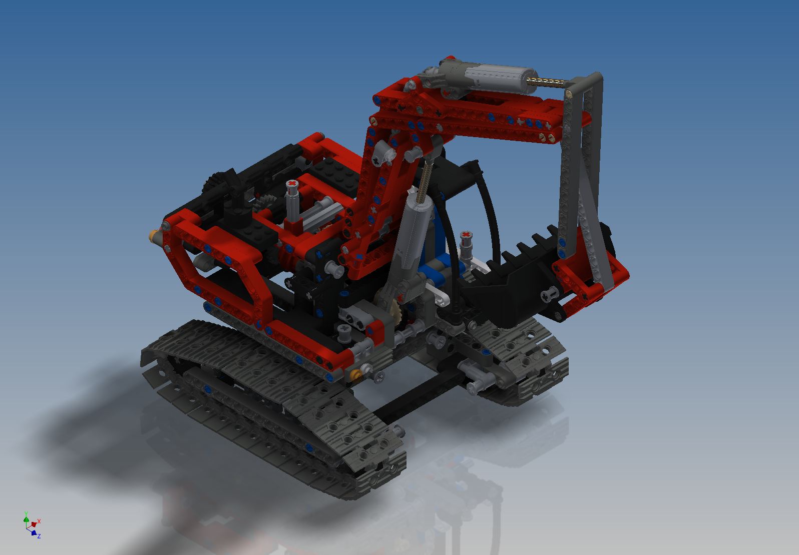 Lego乐高科技挖掘机8294