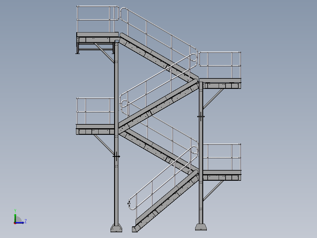 住宅钢楼梯