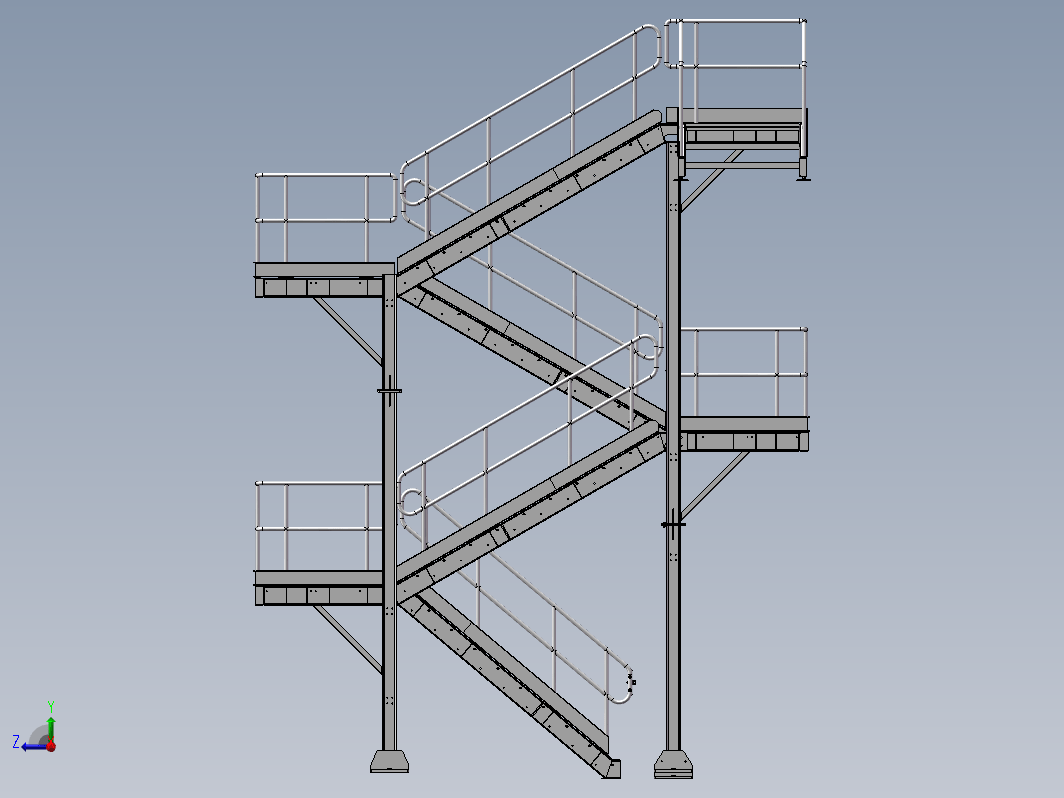 住宅钢楼梯