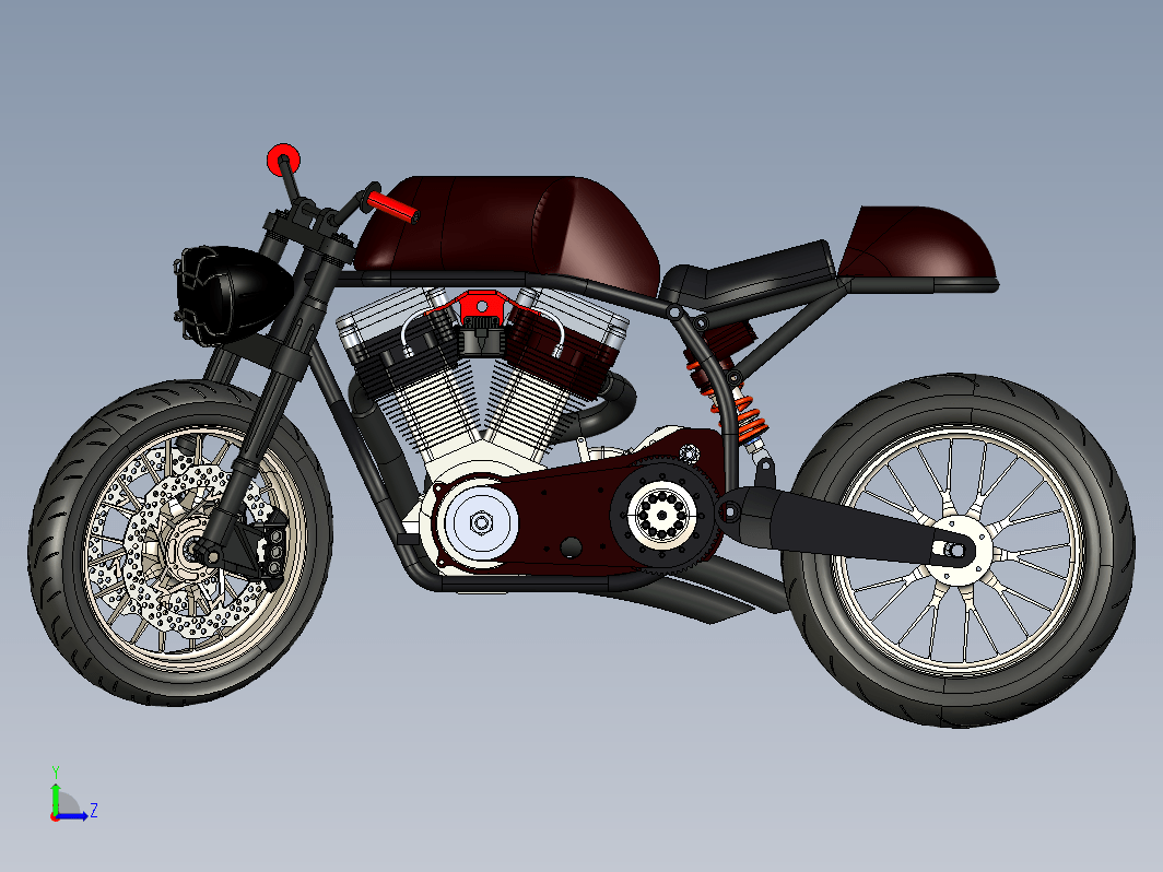 Madmax 250经典摩托车