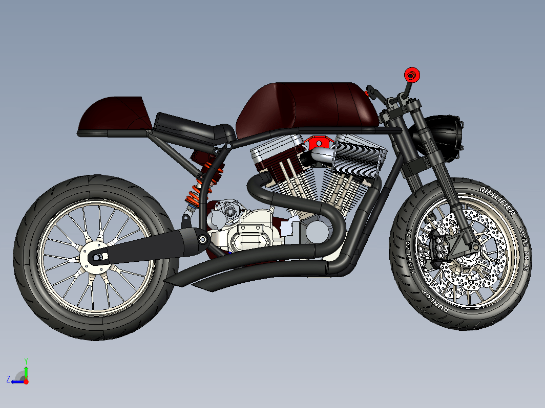 Madmax 250经典摩托车