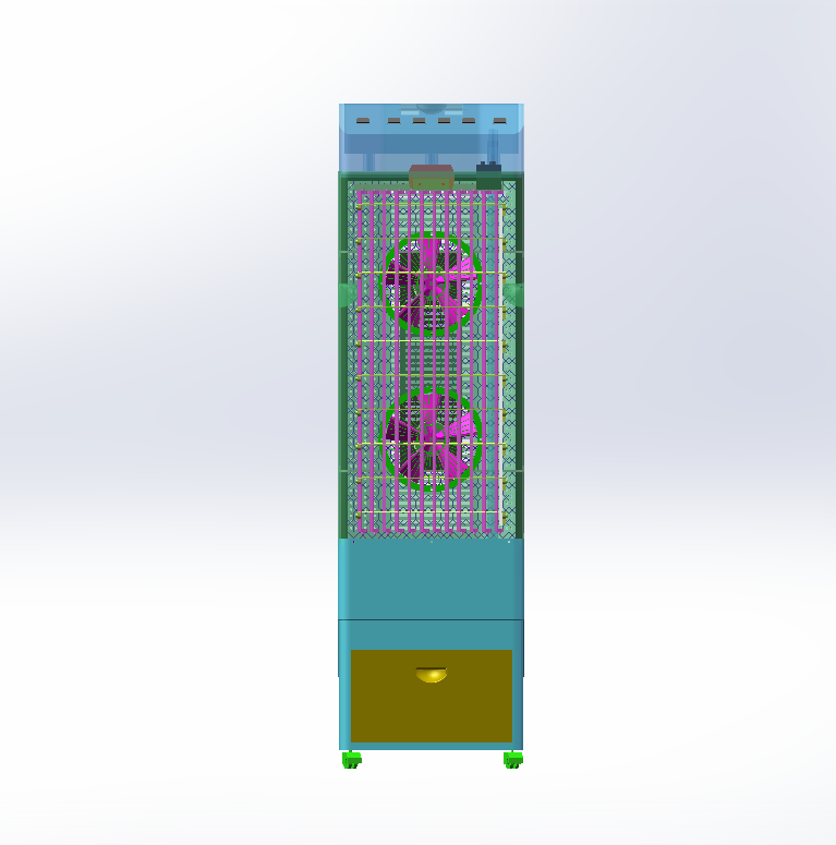 一种液冷加湿风扇的模型设计