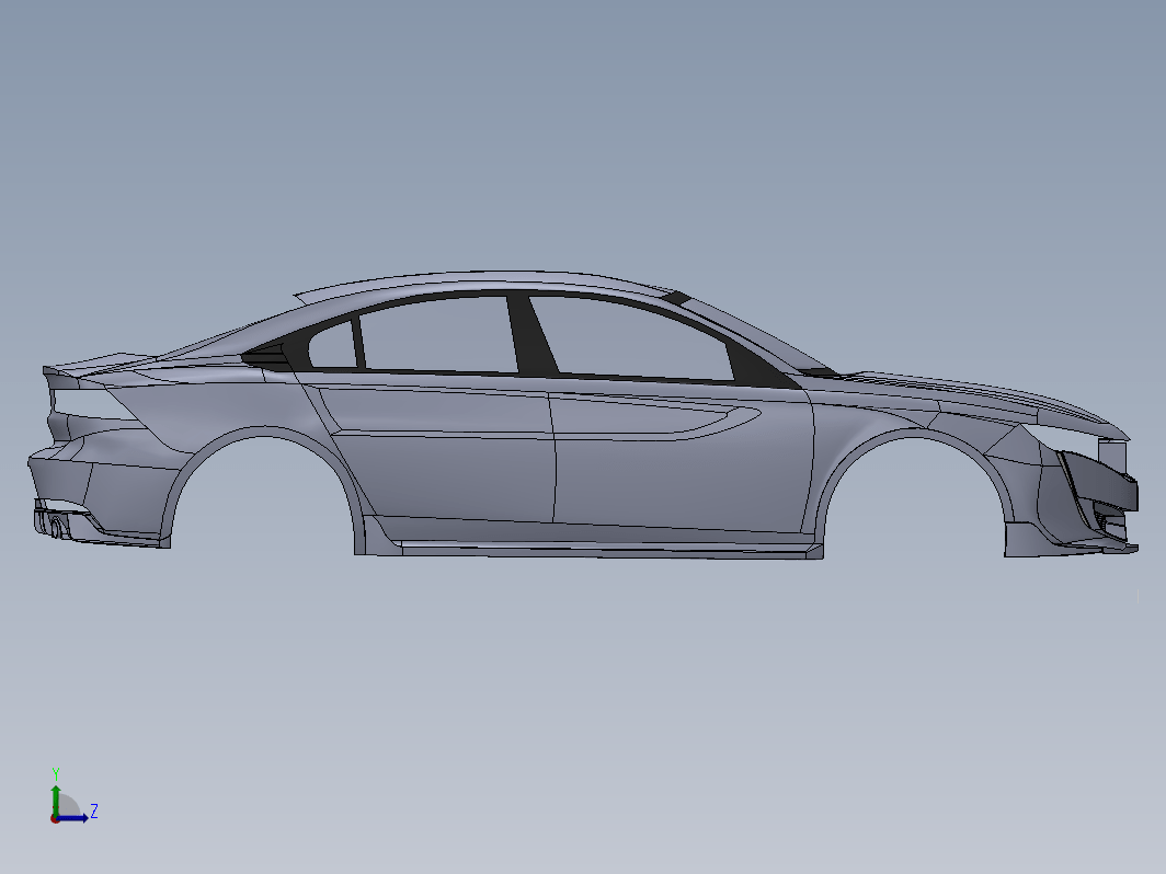 标致508PSE汽车模型