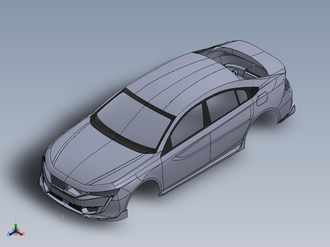 标致508PSE汽车模型