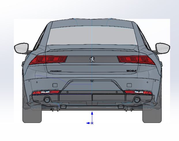 标致508PSE汽车模型