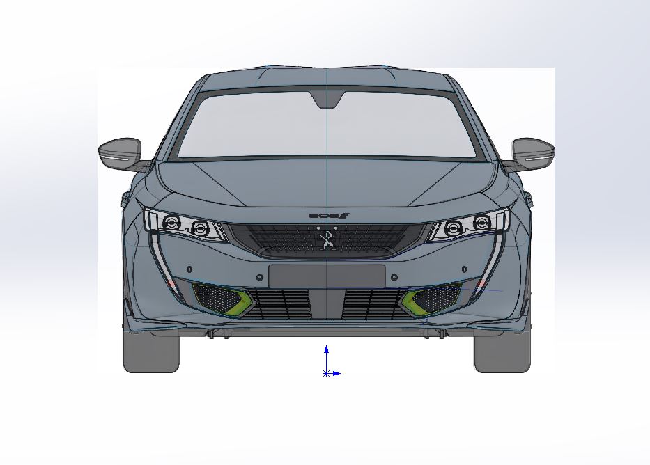 标致508PSE汽车模型