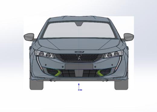 标致508PSE汽车模型缩略图