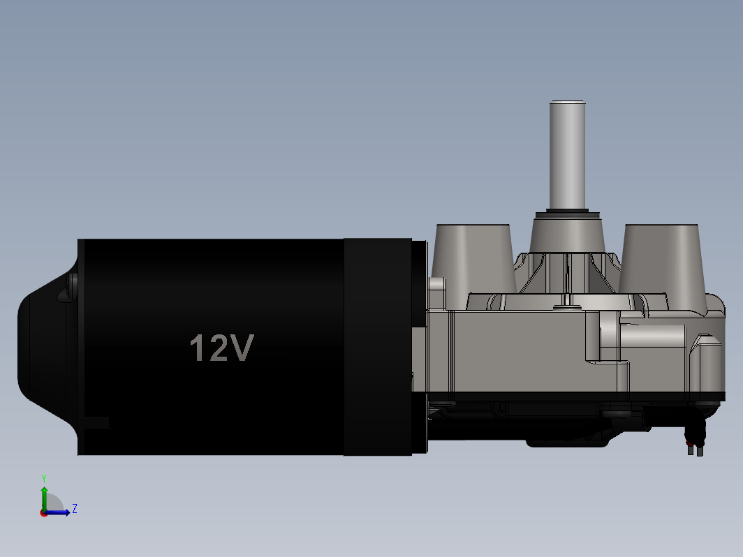 Solidworks12V减速电机