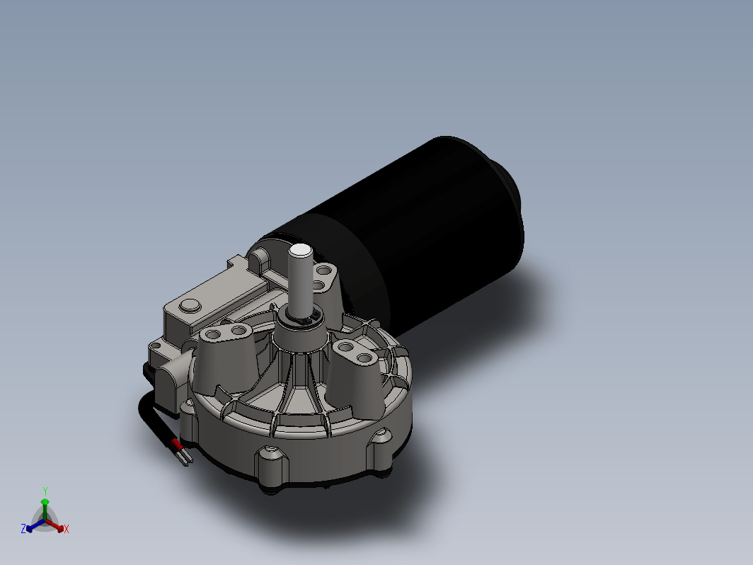 Solidworks12V减速电机