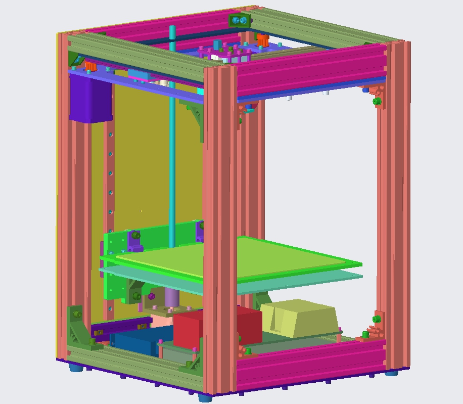 my-h-bot 3D打印机结构