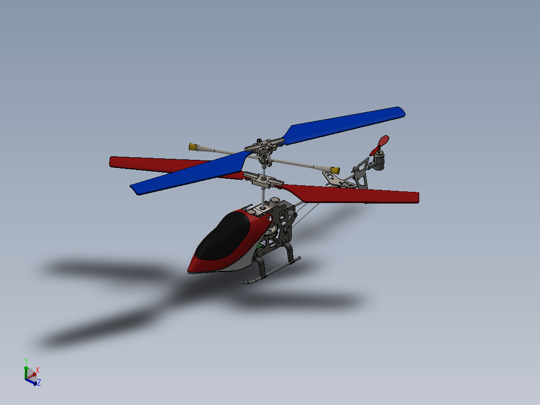 航模遥控直升飞机