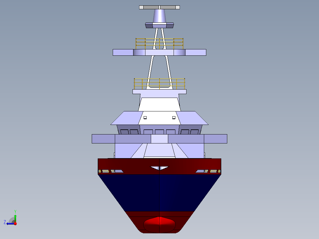 Explorer Yacht简易游艇模型